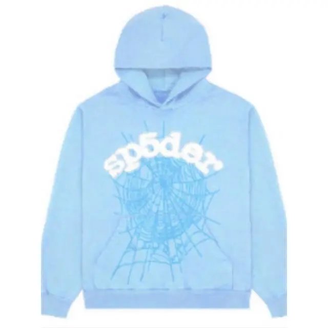 浅蓝色印花抓绒