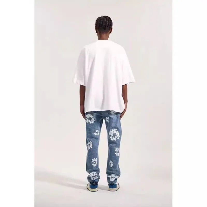 木dto 宽松休闲直筒裤子 4