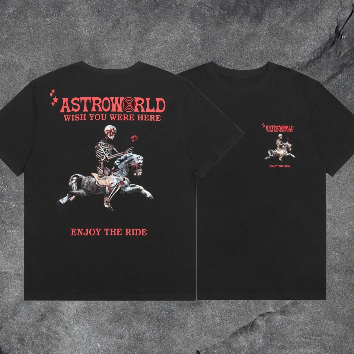 Travis Scott Utopia T-Shirt — Black 3143 colorway — USFans Spreadsheet photo