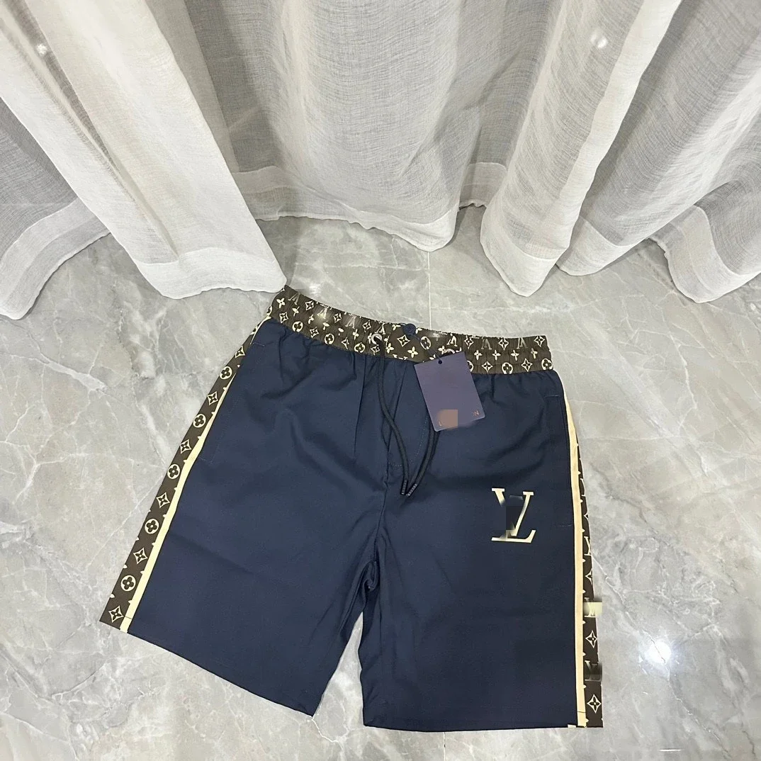 LV (Louis Vuitton) Beach Shorts with Side Monogram Webbing - rep szorty