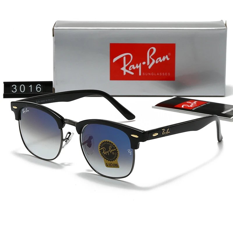 Ray-Ban Sunglasses — 3016 tempered glass, gradient blue, with a delivery box colorway — USFans Spreadsheet photo