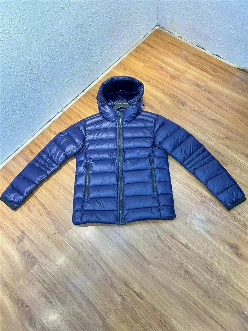 Canada Goose Crofton Hoodie — 2227 Azure blue with a red label colorway — USFans Spreadsheet photo