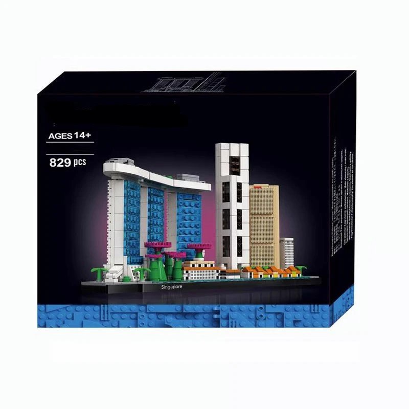 LEGO Pyramid — ✬Singapore Skyline colorway — USFans Spreadsheet photo