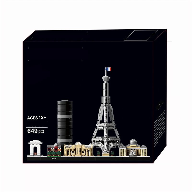 LEGO Pyramid — ✬Paris Skyline colorway — USFans Spreadsheet photo