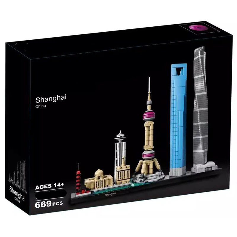 LEGO Pyramid — ✬Shanghai Skyline colorway — USFans Spreadsheet photo