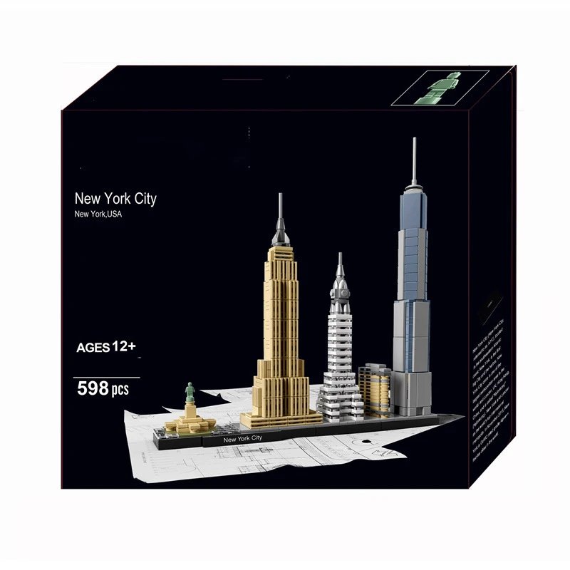 LEGO Pyramid — ✬New York City Skyline colorway — USFans Spreadsheet photo