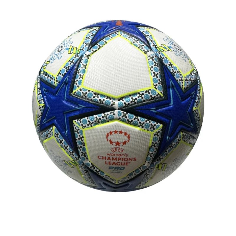 Brazua Football Ball — 25 Women's Champions League blue colorway — USFans Spreadsheet photo