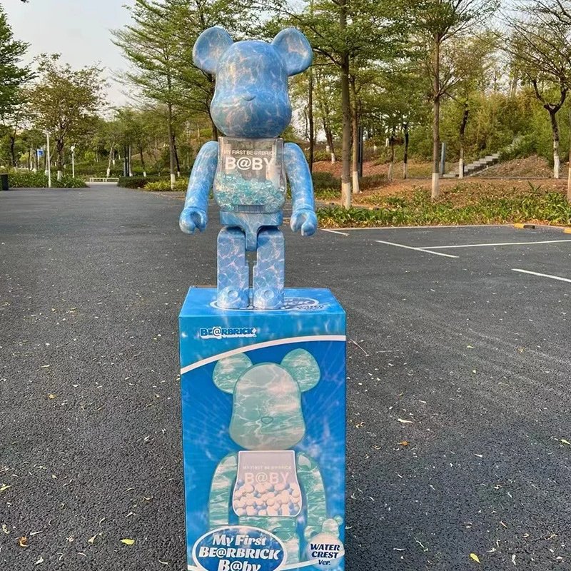 Unique Medium BearBrick — Water Ripple Qianqiu colorway — USFans Spreadsheet photo