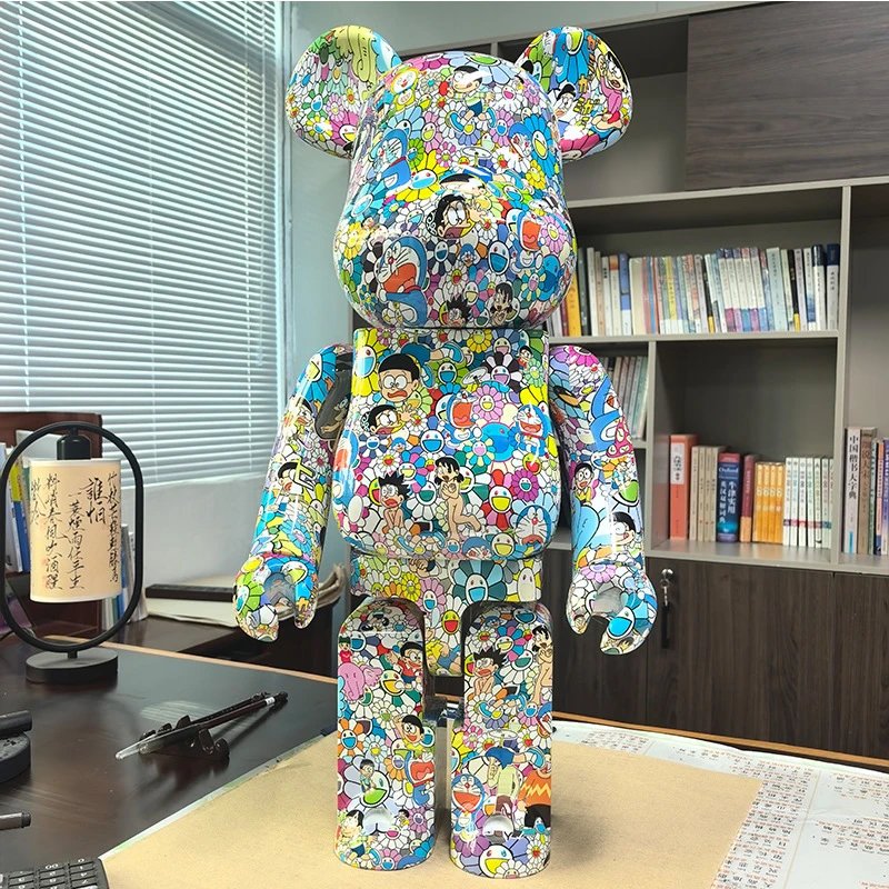 Unique Medium BearBrick — Doraemon colorway — USFans Spreadsheet photo