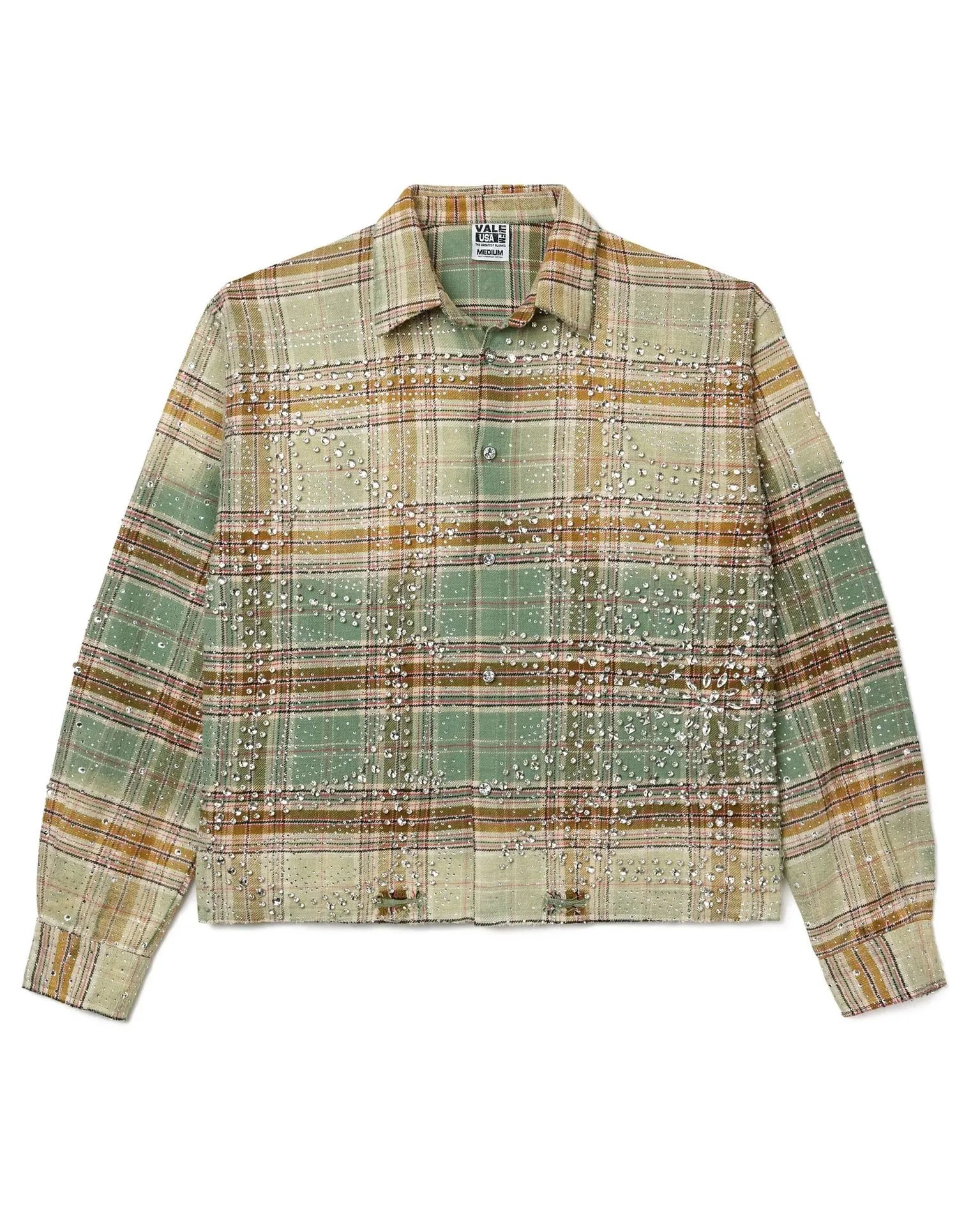 Vale Forever Chocolate Flannel Hoodie — Green colorway — USFans Spreadsheet photo