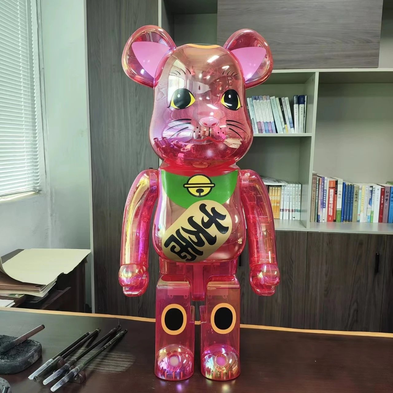 Unique Medium BearBrick — Transparent powder colorway — USFans Spreadsheet photo