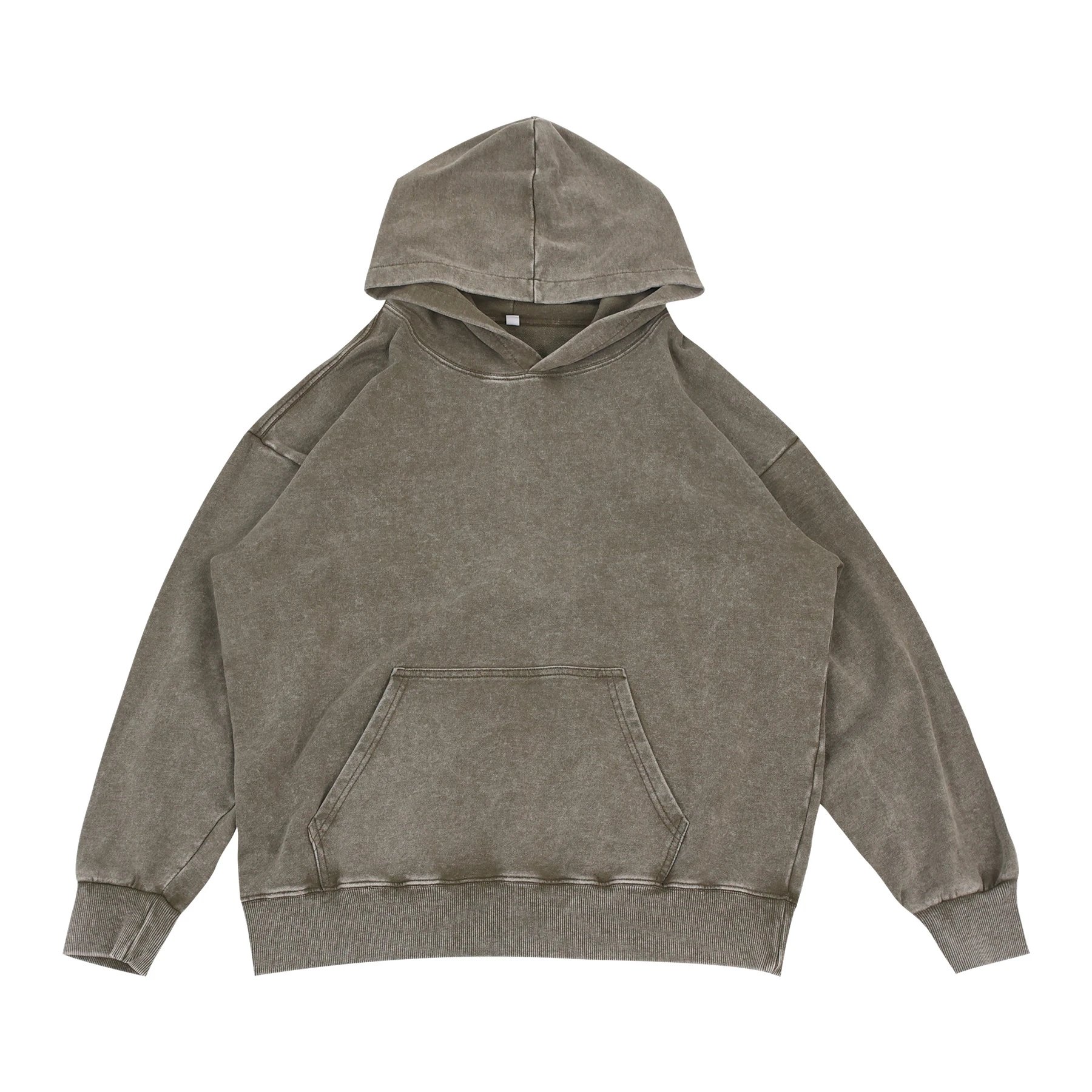 水洗做旧军绿色