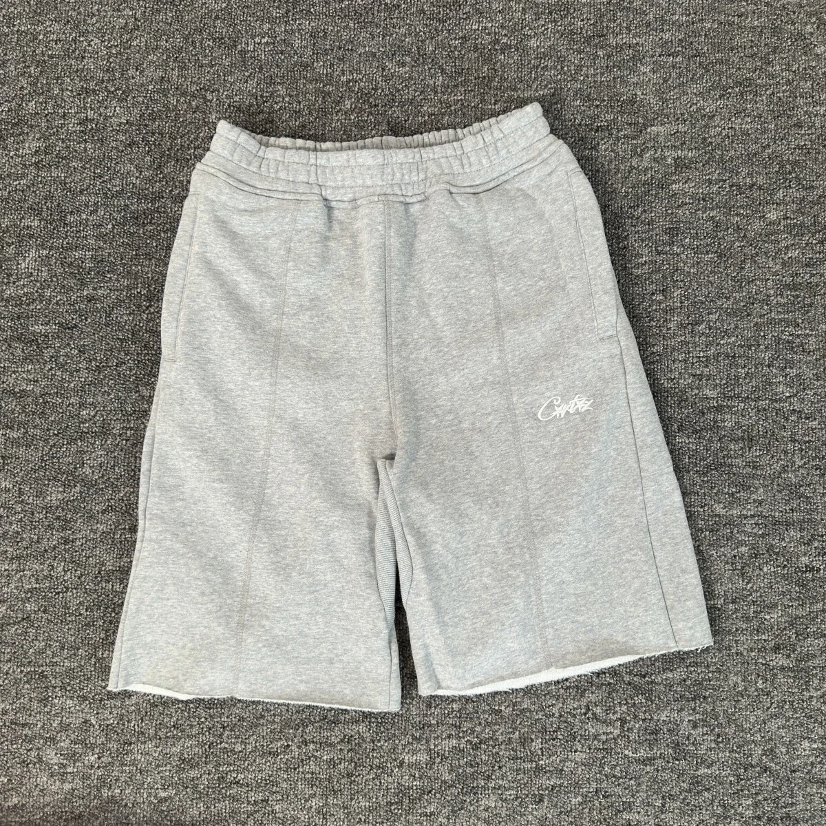 Corteiz Raw-Hem Sweat Shorts