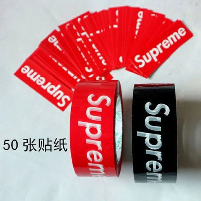 Supreme Tape — sup Red 1+black 1+50 Sticker colorway — USFans Spreadsheet photo