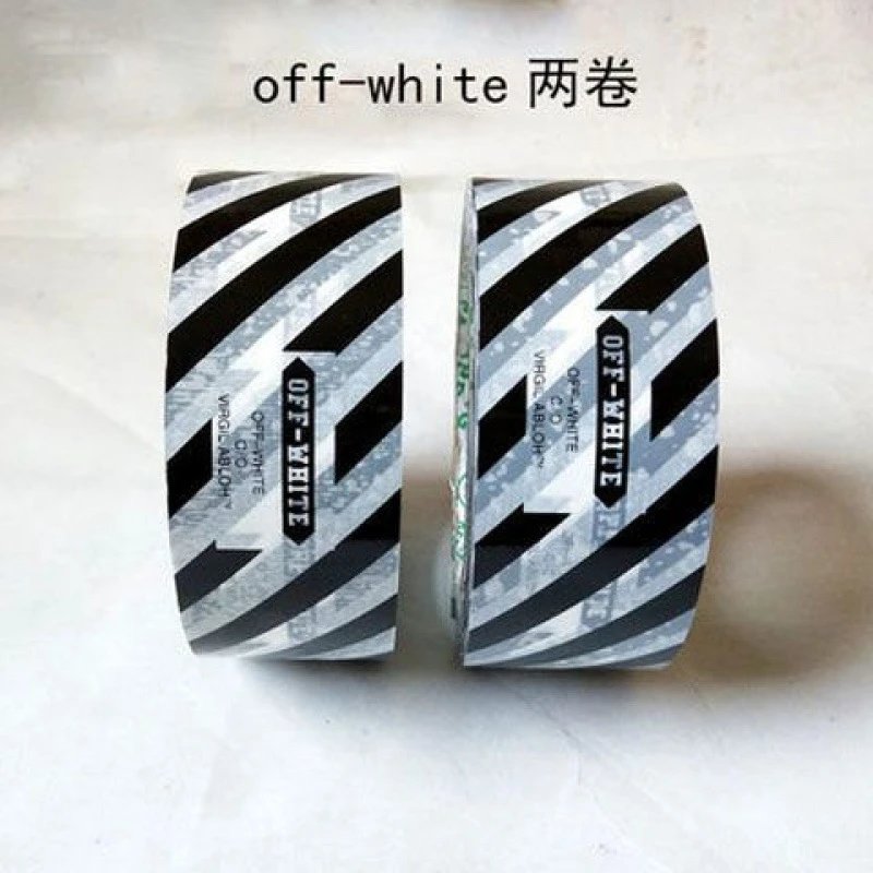 Supreme Tape — oFF Black and white stripes 1 colorway — USFans Spreadsheet photo