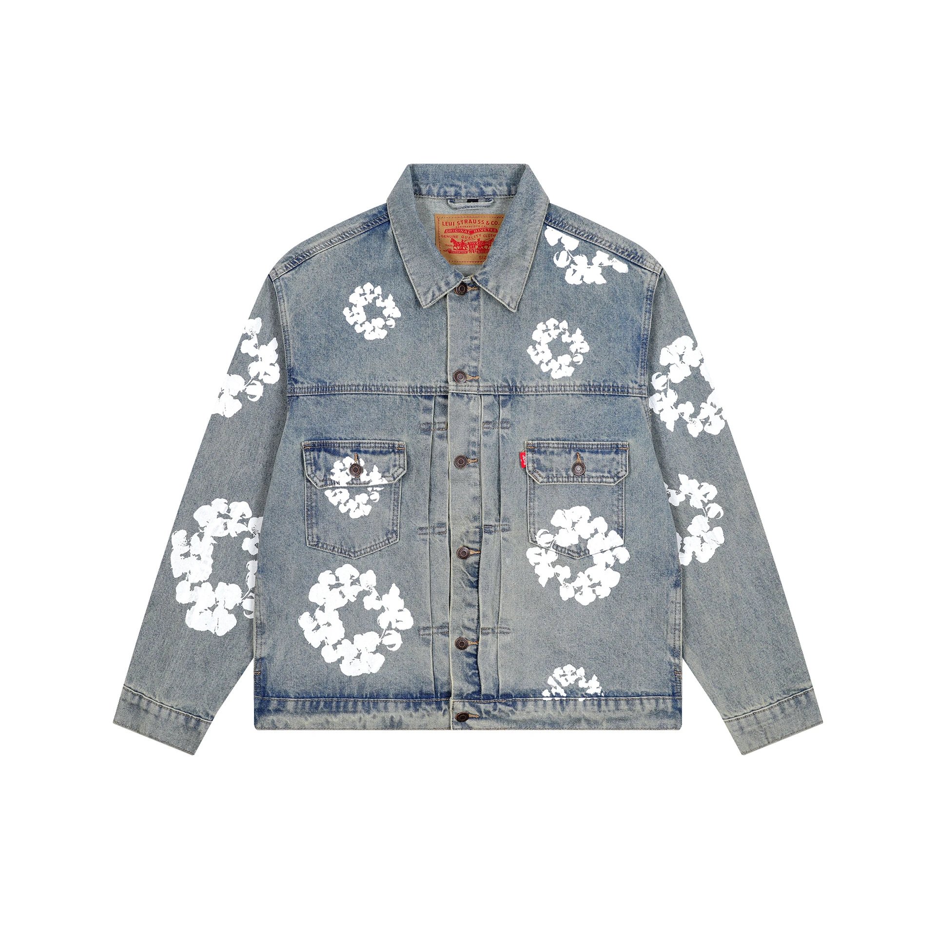 Denim Tears jeans — D106 vintage blue colorway — USFans Spreadsheet photo