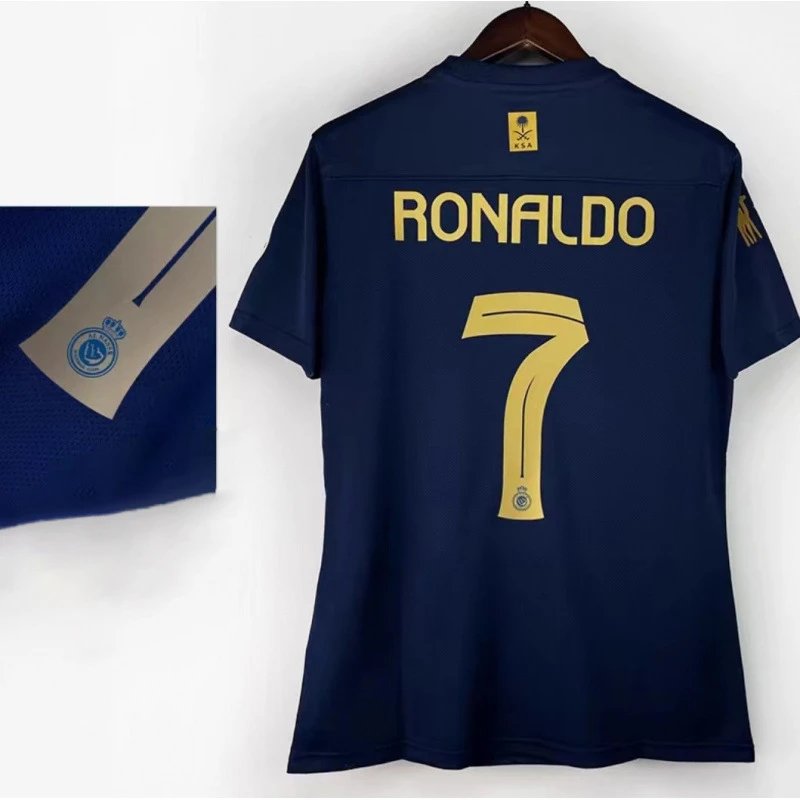 Al-Nassr CR7 Signature Jersey — Away fan version No. 7 armband colorway — USFans Spreadsheet photo