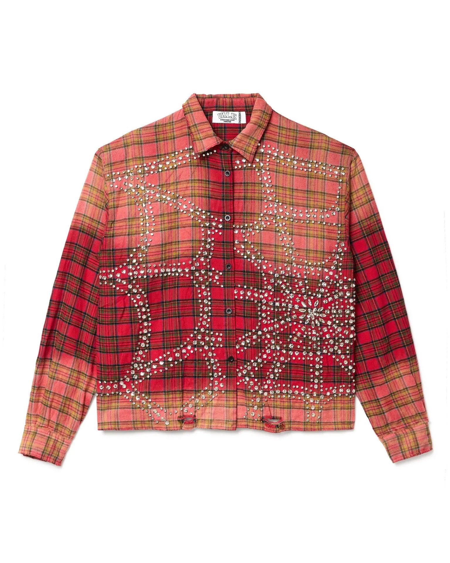 Vale Forever Chocolate Flannel Hoodie — Red colorway — USFans Spreadsheet photo