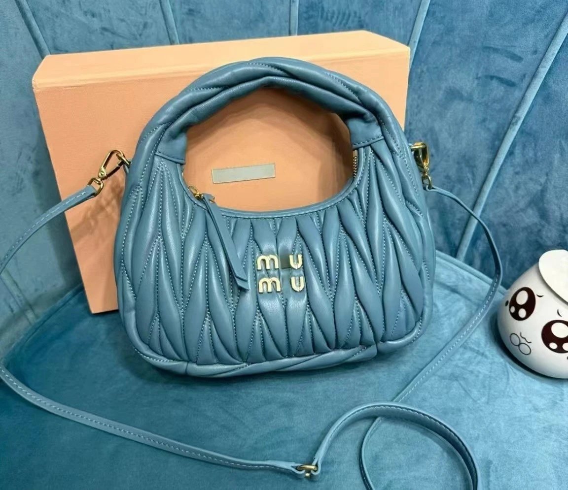 Miu miu Bag — Light Blue [Original logo Comes with a gift box】 colorway — USFans Spreadsheet photo