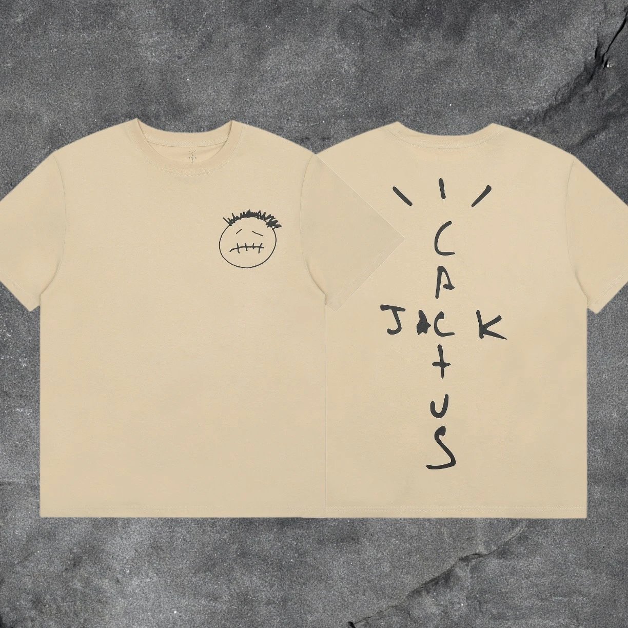 Travis Scott Utopia T-Shirt — Apricot 3196 colorway — USFans Spreadsheet photo