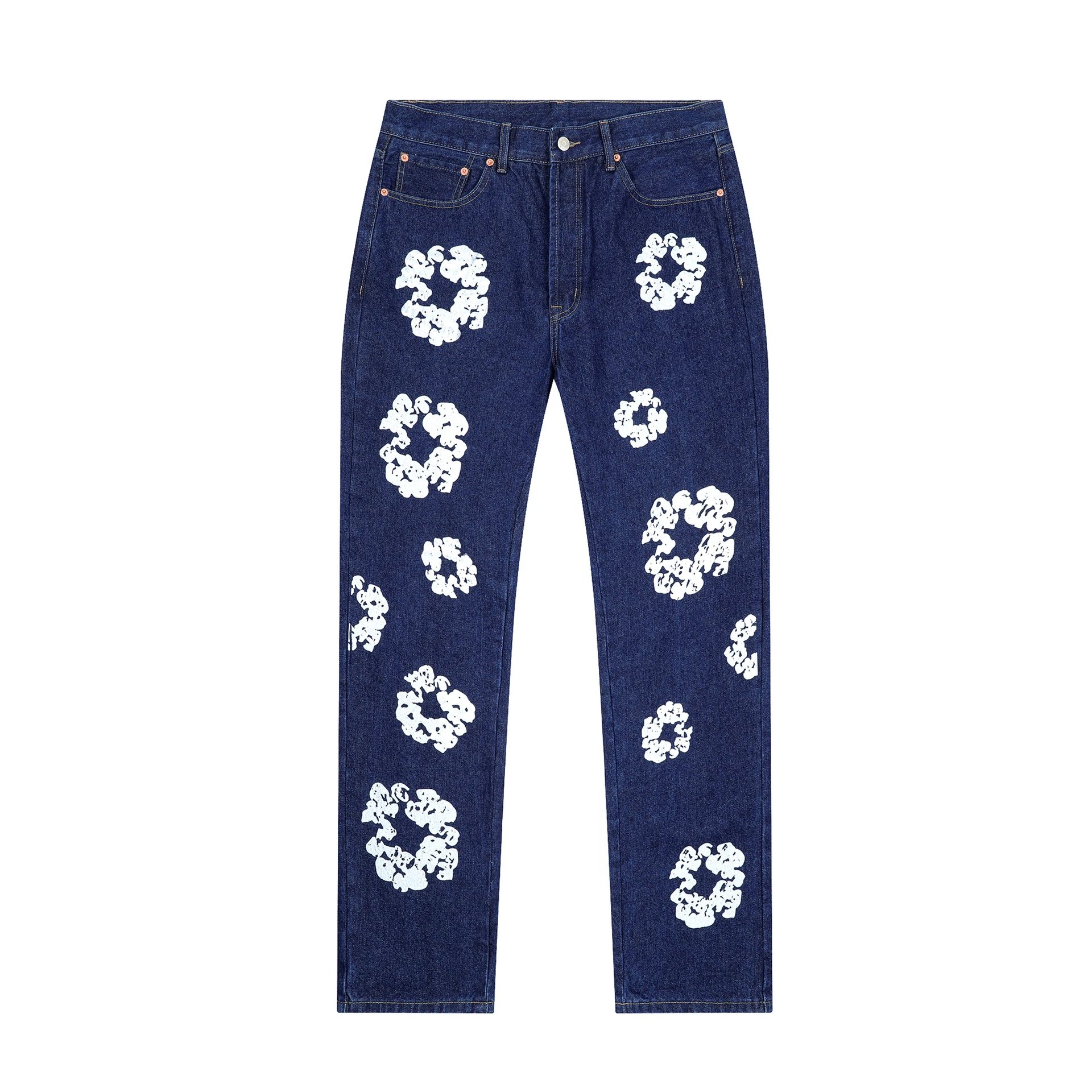 Denim Tears jeans — D107 dark blue colorway — USFans Spreadsheet photo