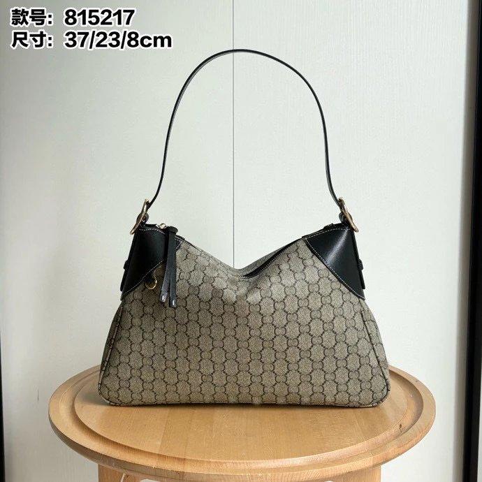 Gucci GG Emblem Bag — Black, large size 37*23*8 CM colorway — USFans Spreadsheet photo