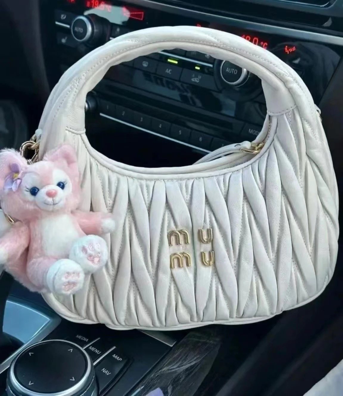 Miu miu Bag — White [Original logo Comes with a gift box】 colorway — USFans Spreadsheet photo
