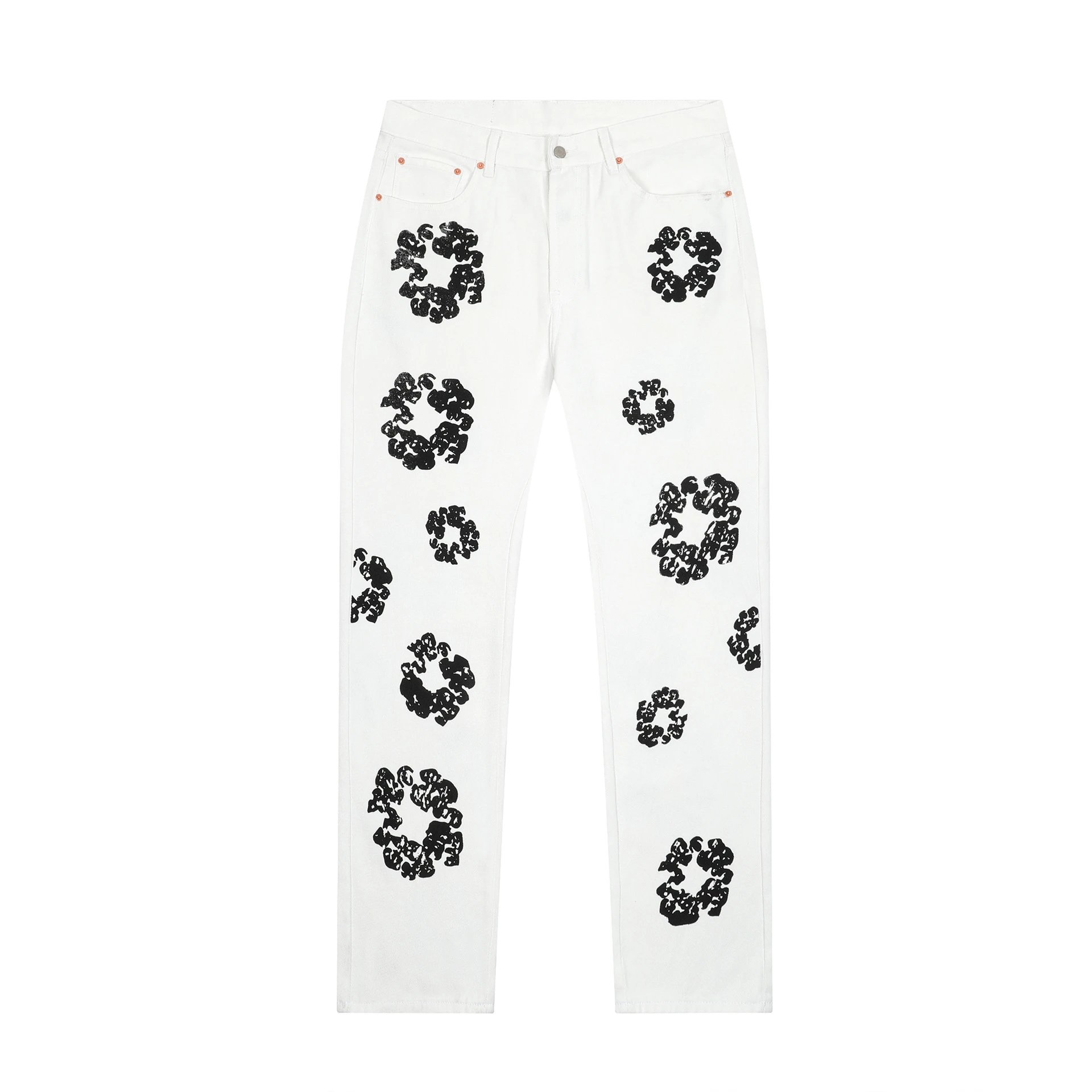 Denim Tears jeans — D107 White colorway — USFans Spreadsheet photo