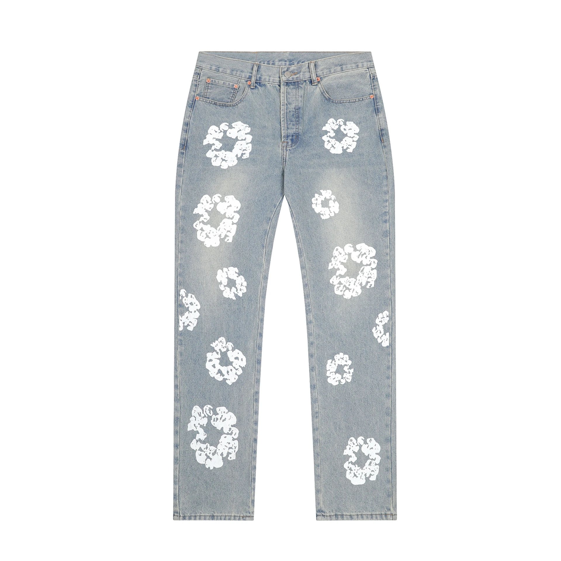 Denim Tears jeans — D107 Retro Blue colorway — USFans Spreadsheet photo
