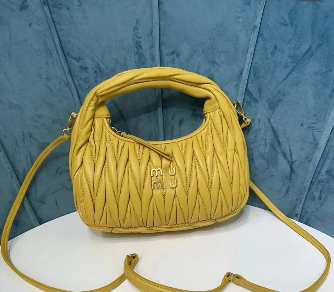 Miu miu Bag — Yellow [Original logo Comes with a gift box】 colorway — USFans Spreadsheet photo