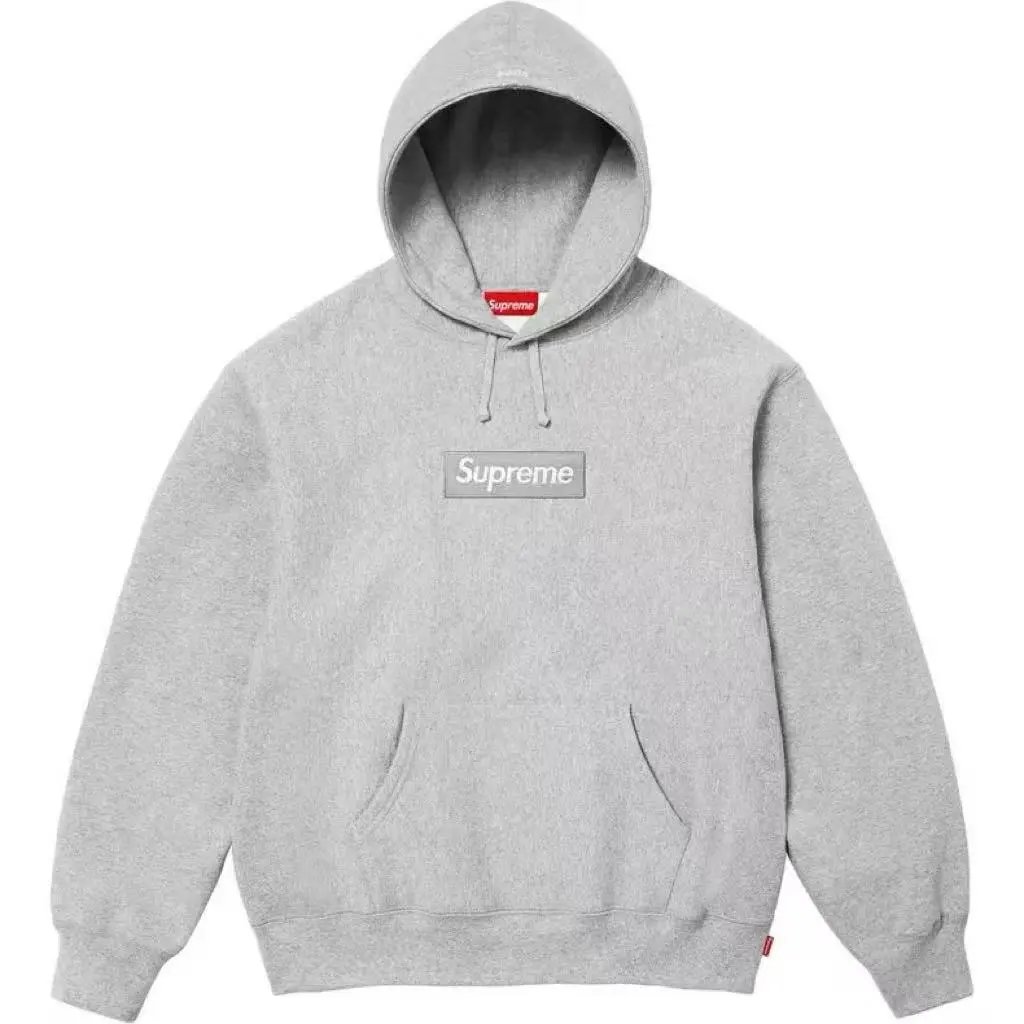 Supreme Leopard Box Hoodie — E586#Floral Gray colorway — USFans Spreadsheet photo