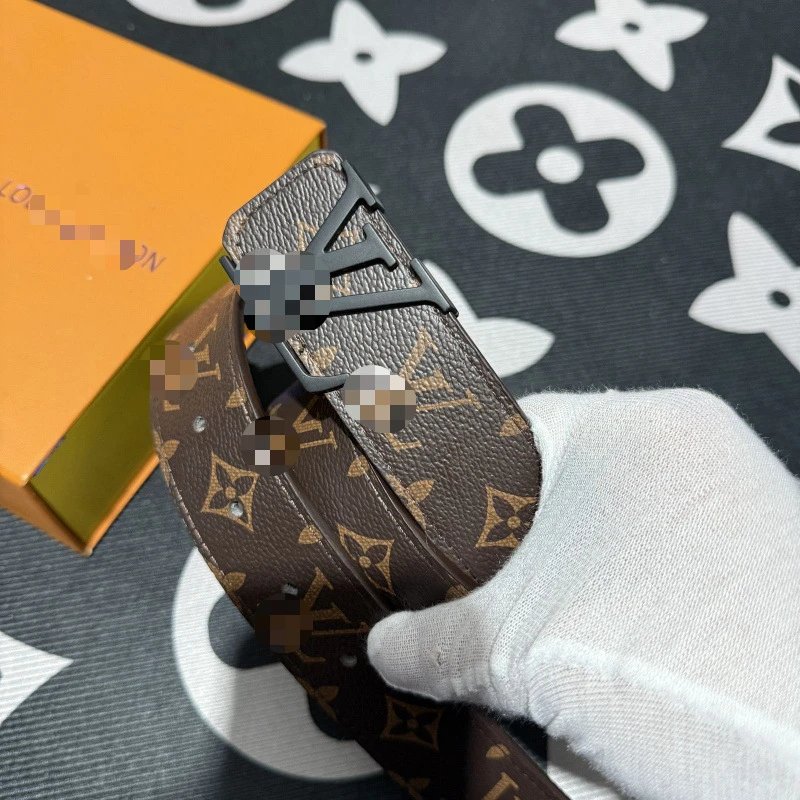 Cheap Budget LV Belt — Coffee Black Buckle [No Gift Box】 colorway — USFans Spreadsheet photo