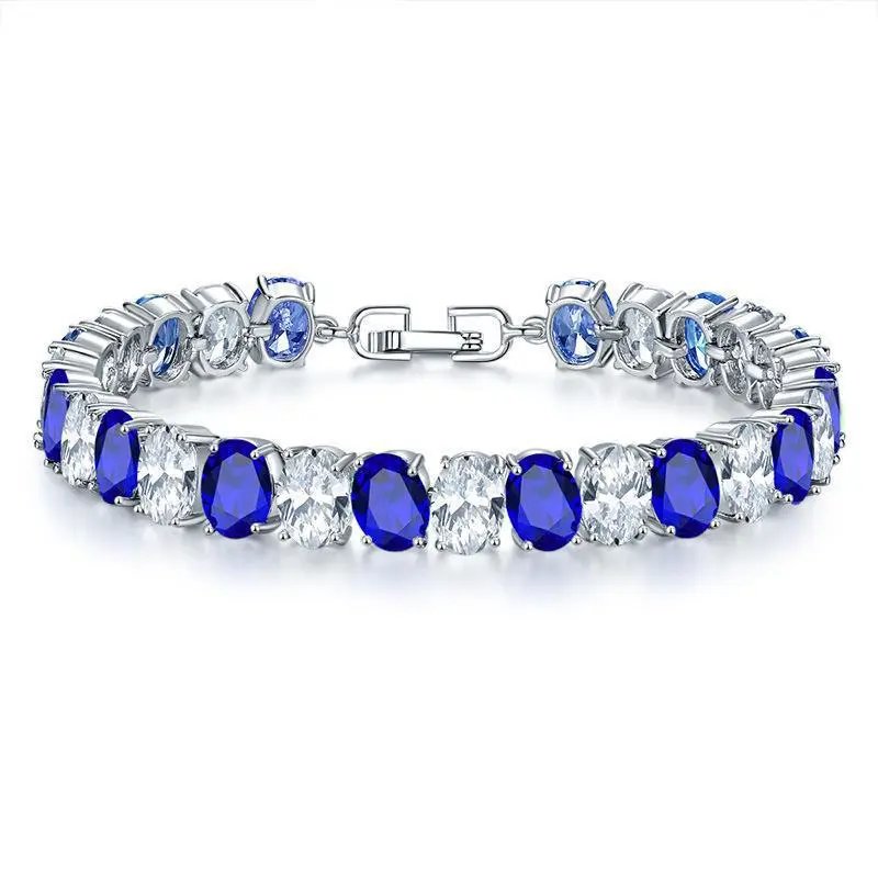 Random Bracelet — KSB00068 Platinum with Blue Diamonds colorway — USFans Spreadsheet photo