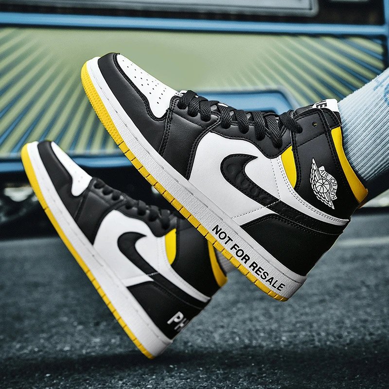 Jordan 1 High "Not For Resale" — NOT prohibits black and yellow colorway — USFans Spreadsheet photo