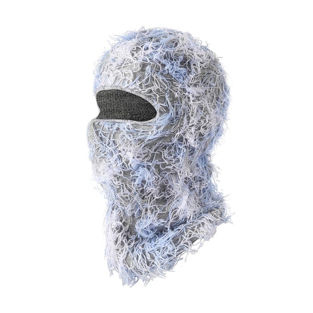 Yeat Mask — Gray base, gray-white with blue whiskers colorway — USFans Spreadsheet photo