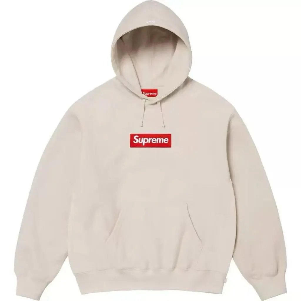 Supreme Leopard Box Hoodie — E586#Beige colorway — USFans Spreadsheet photo