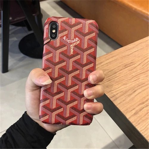 Goyard Phone Case — Wine red colorway — USFans Spreadsheet photo