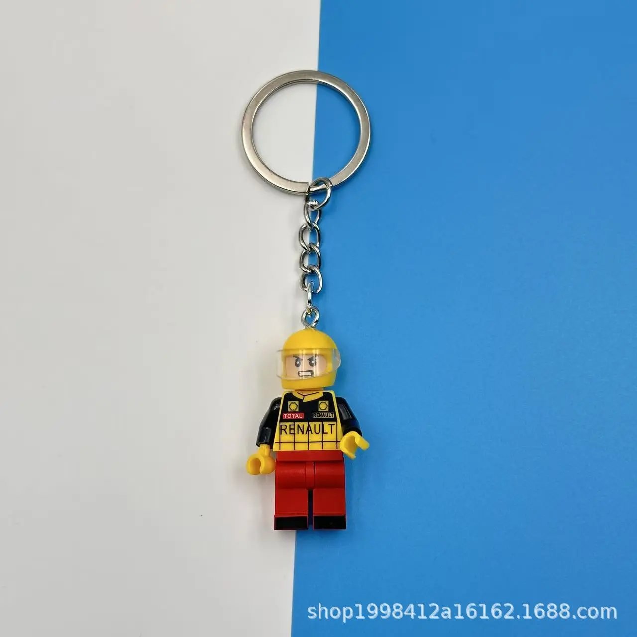 Lego Keychain Pendants — Racing driver L 4 colorway — USFans Spreadsheet photo