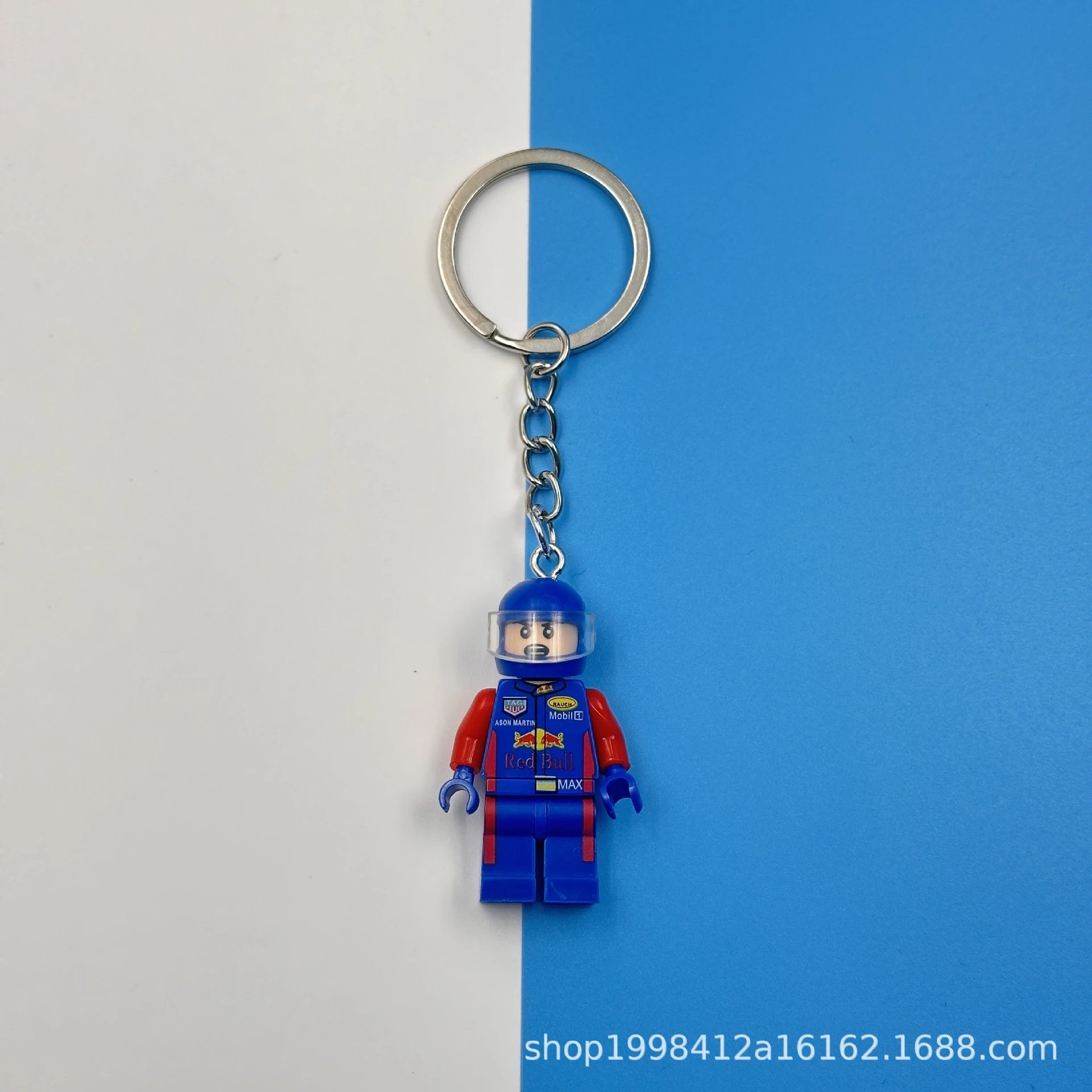 Lego Keychain Pendants — Racing driver L 1 colorway — USFans Spreadsheet photo