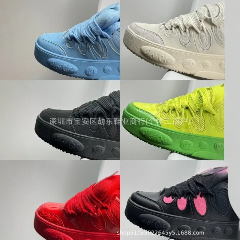 新款lameloball三球联名百搭复古马梅洛鲍尔低帮休闲面包鞋