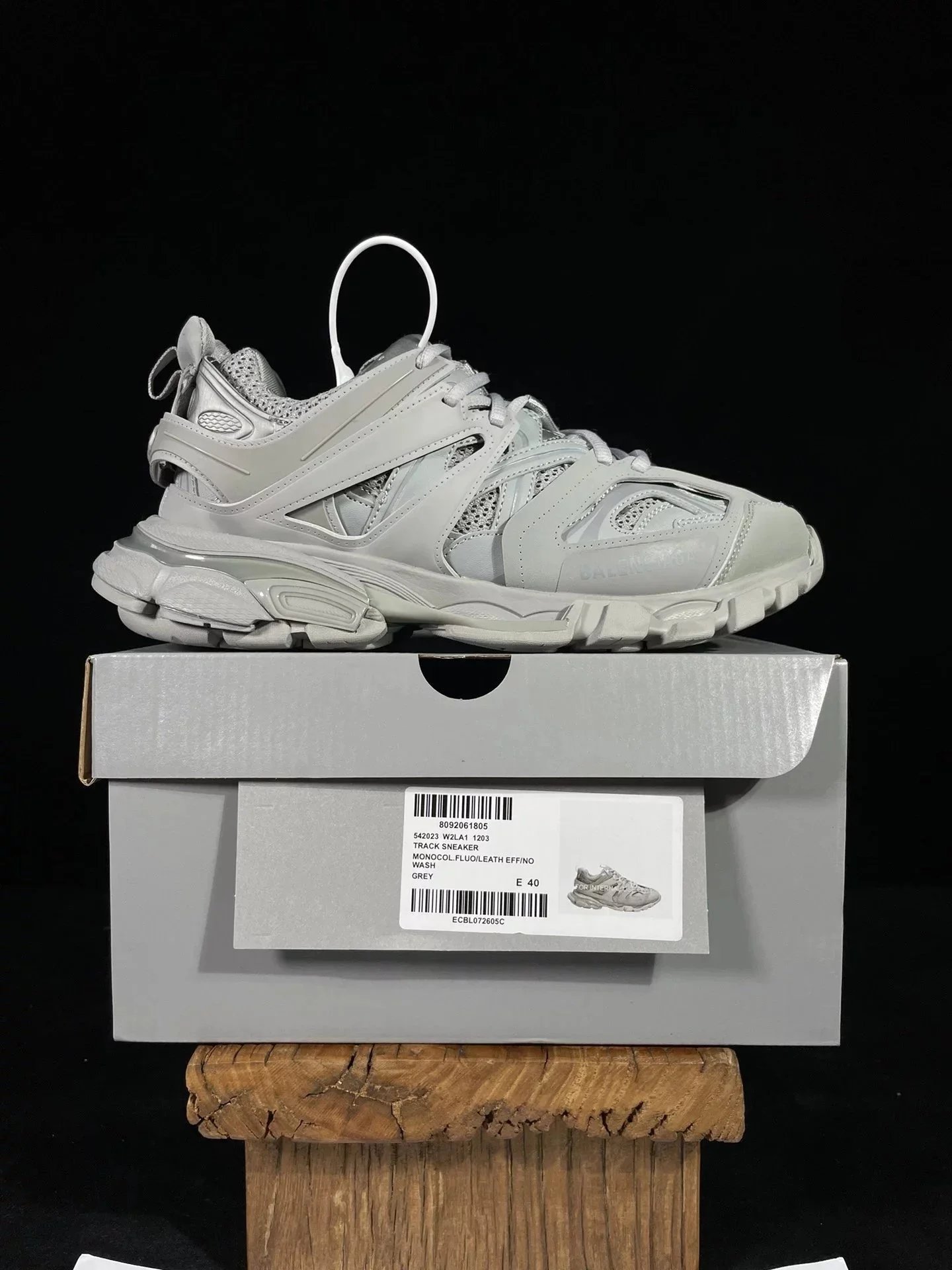 Balenciaga Track Sneakers — Three generations of medium gray 11203 colorway — USFans Spreadsheet photo