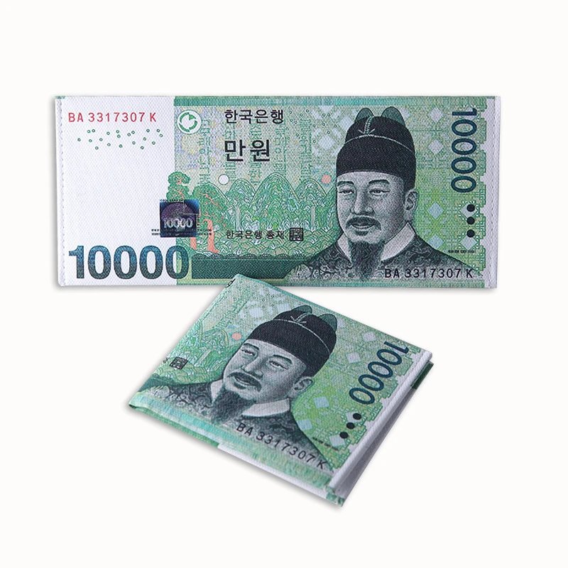 Money Wallet — FB 01 Korean currency 10000 colorway — USFans Spreadsheet photo