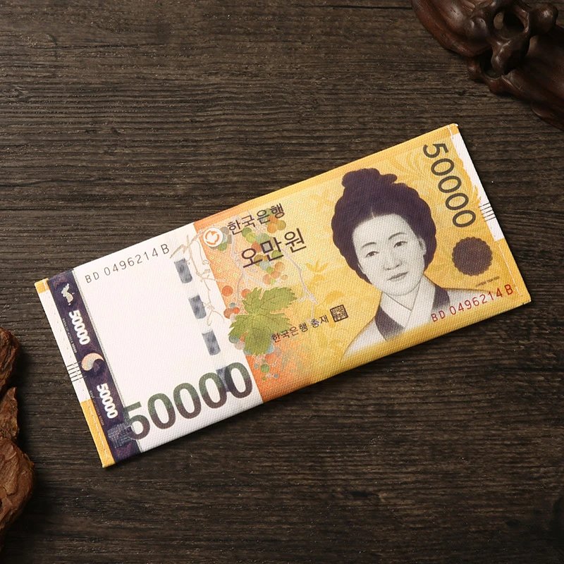 Money Wallet — FB 01 Korean currency 50000 colorway — USFans Spreadsheet photo