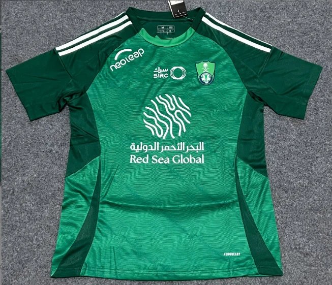 Legia Warszawa 24/25 Away Jersey — Saudi Union Jeddah National Green colorway — USFans Spreadsheet photo