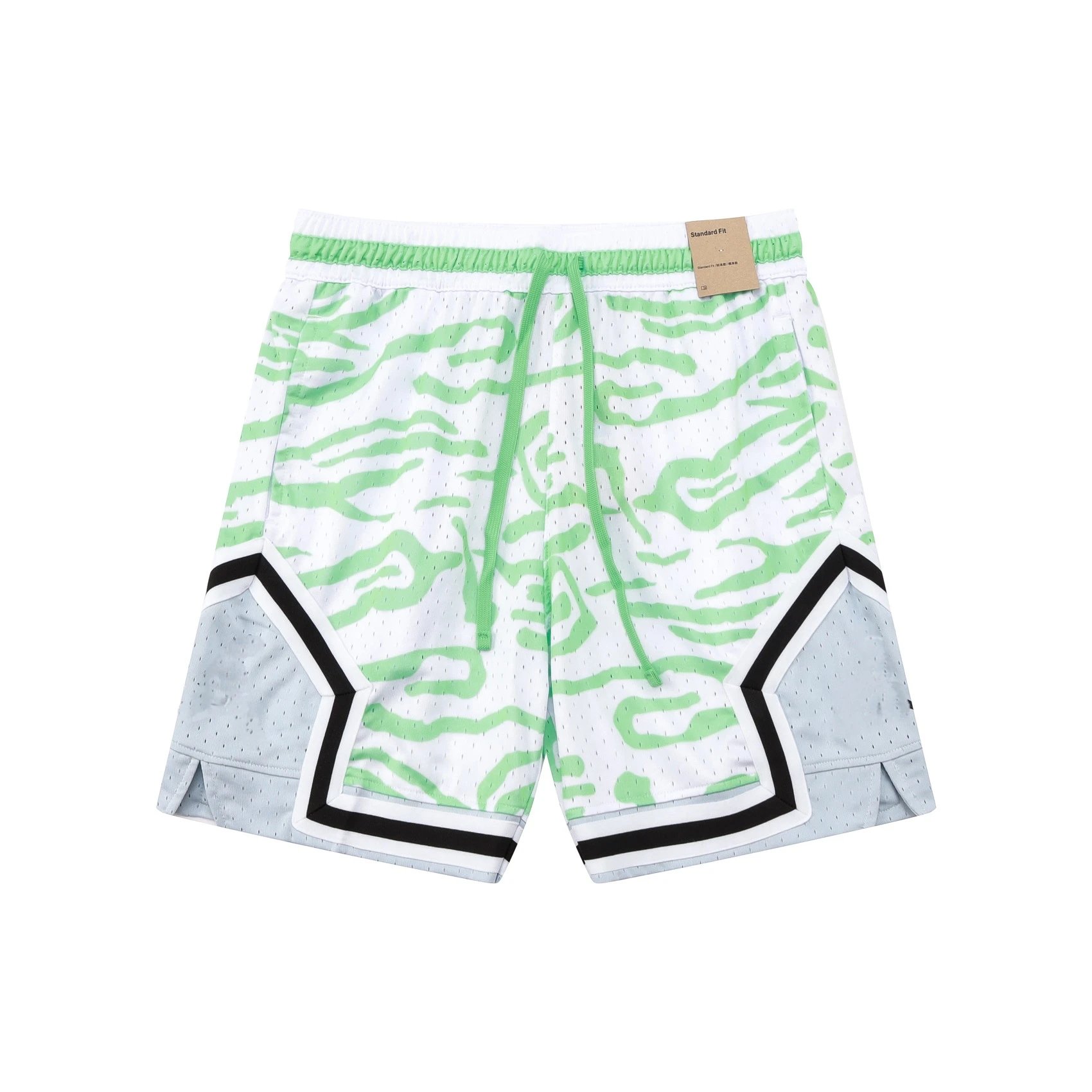 Jordan Shorts (Snake-Skin) — No. 10 Tiger-Print Green colorway — USFans Spreadsheet photo