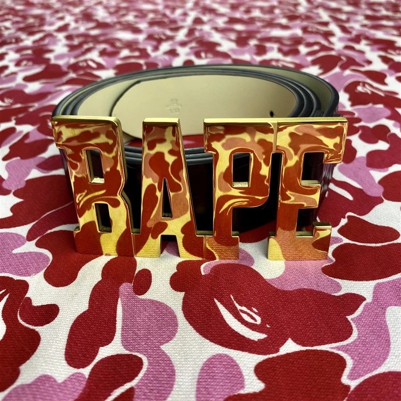 Bape Belt — gold colorway — USFans Spreadsheet photo