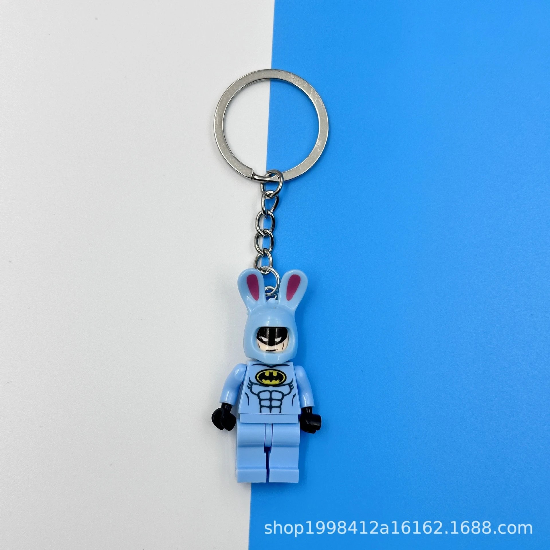 Lego Keychain Pendants — Blue rabbit colorway — USFans Spreadsheet photo