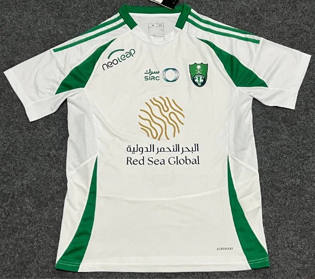 Legia Warszawa 24/25 Away Jersey — Saudi Union Jeddah National White colorway — USFans Spreadsheet photo