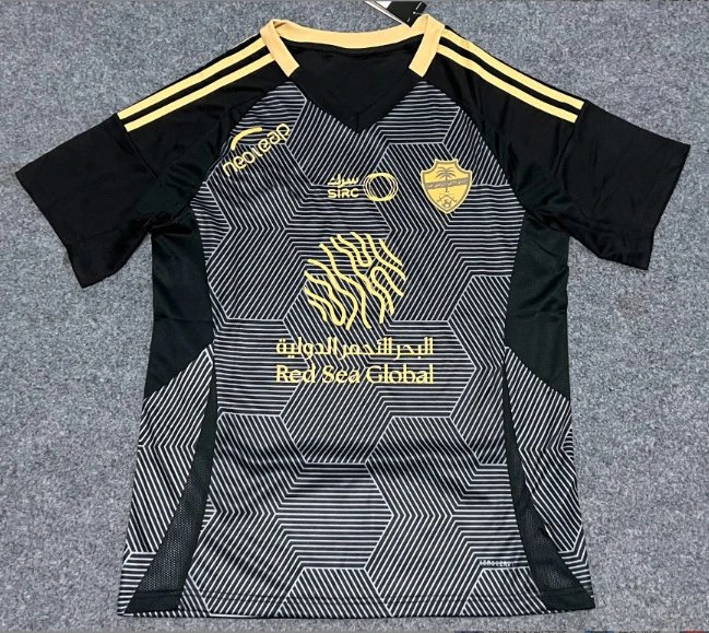 Legia Warszawa 24/25 Away Jersey — Saudi United Jeddah National Black colorway — USFans Spreadsheet photo