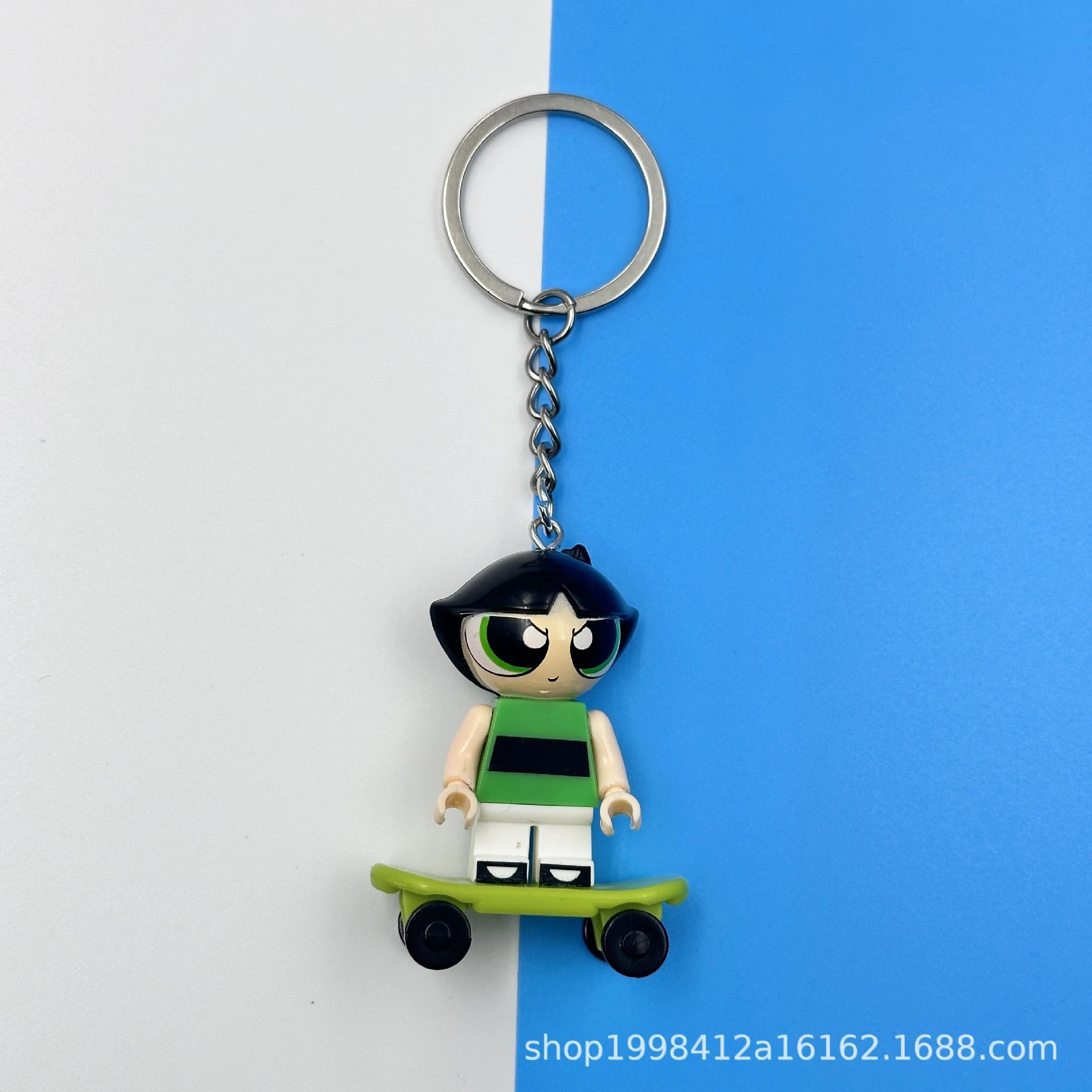 Lego Keychain Pendants — The Powerpuff Girl Bubbles colorway — USFans Spreadsheet photo